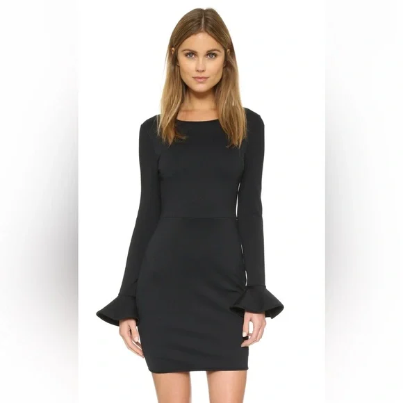 black dresses for wedding Halter A-Line Lace Up Black Sleeveless Wedding Guest Dress, Black / XL